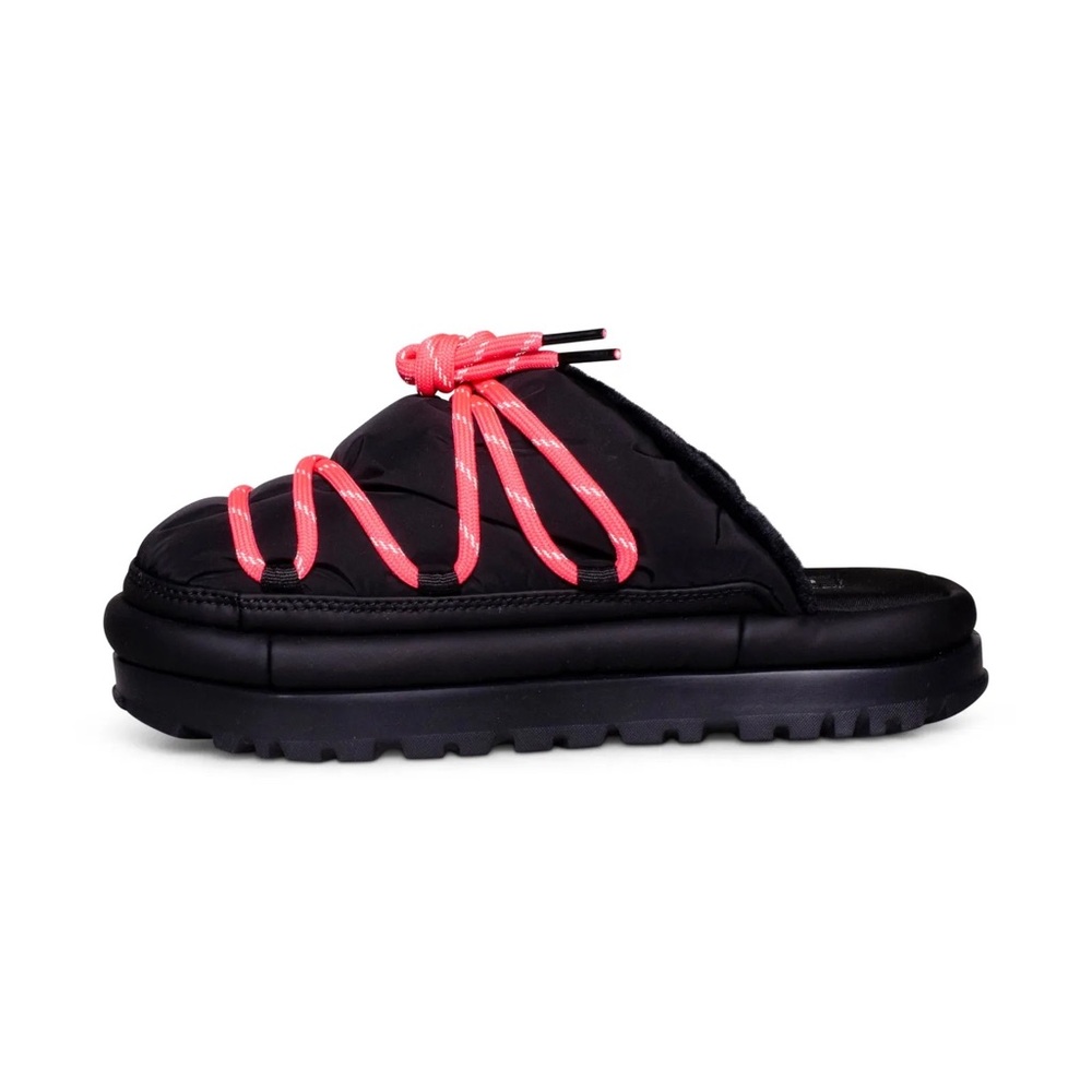 UGG Spaceslider Tech Slide Black Slippers - Picture 6 of 12